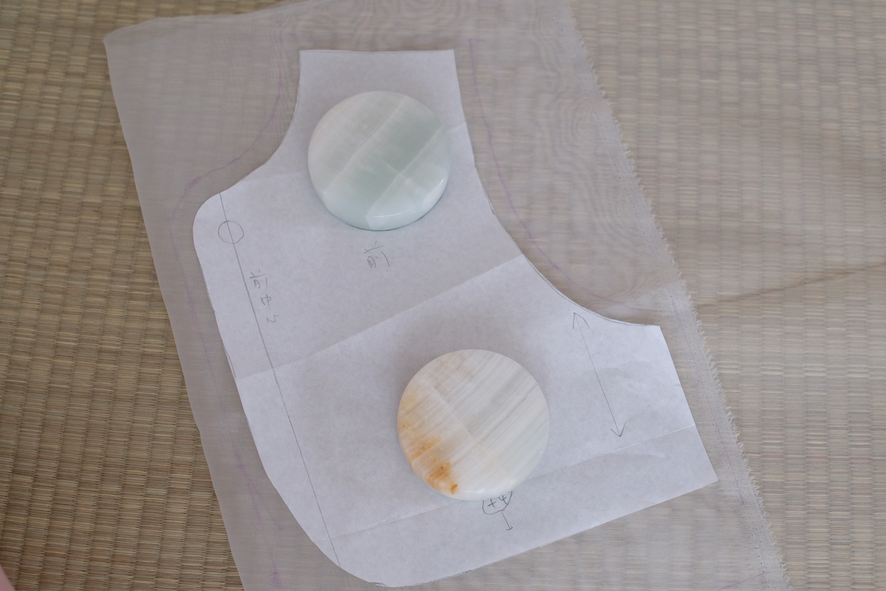 発表会用のドレス作り [ステップ4・カーディガンの生地裁断］ - DJ